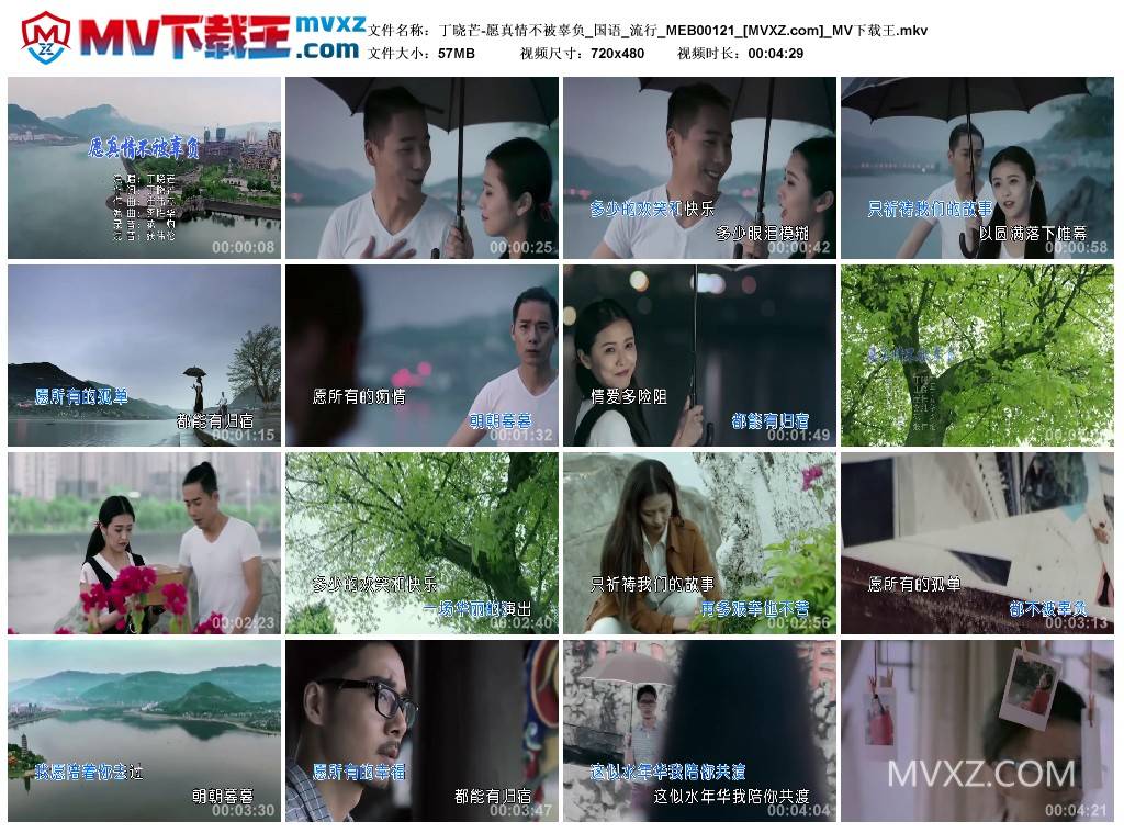 丁晓芒-愿真情不被辜负_国语_流行_MEB00121